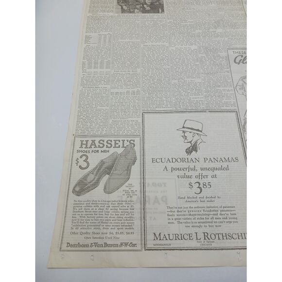 1933 Chicago Tribune Boxing Primo Carnera Wins Title French Fix Gold Navy Policy - Picture 10 of 14
